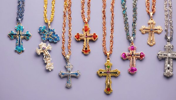 Explore vibrant cross necklaces to elevate your fashion game